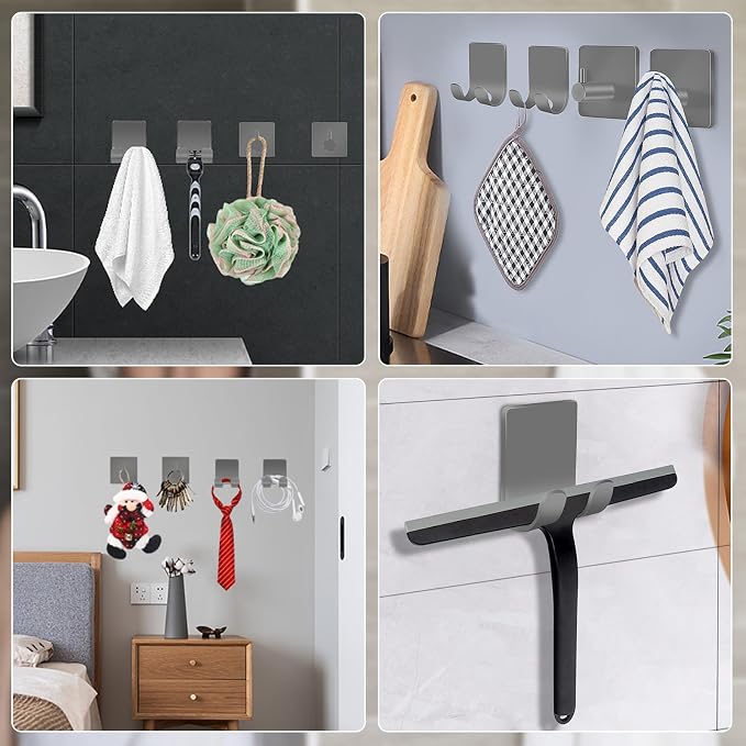 CGBE 4 Pack Shower Hooks - Image 7