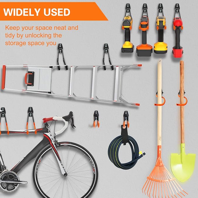 18 Pack Garage Hooks Heavy Duty Utility Steel - Image 4