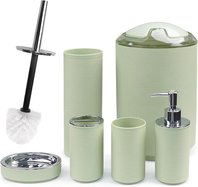 CERBIOR Bathroom Accessories Set Bath Ensemble Includes Soap Dispenser by CERBIOR