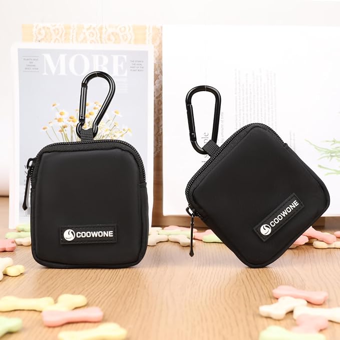 Dog Treat Pouch 2 PCS, Waterproof Small Dog Treat Bag - Image 2