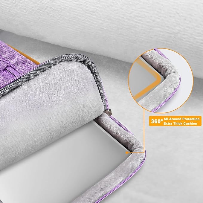 MOSISO 360 Protective Laptop Case 15 inch, 15 inch Laptop Sleeve Compatible - Image 3