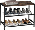 HOMEFORT 3-Tier Shoe Rack, Shoe Storage Shelf, Industrial Shoe Tower, Narrow by HOMEFORT