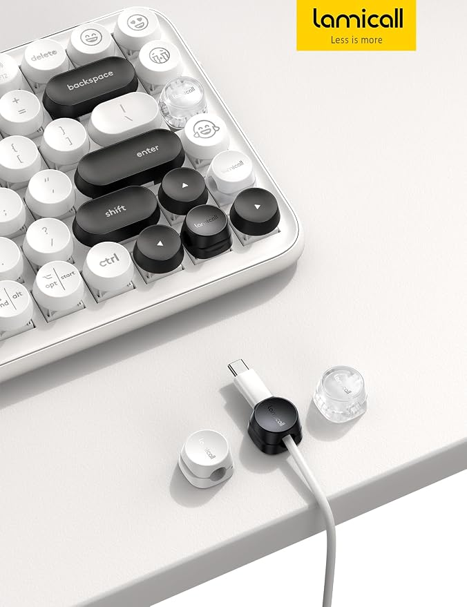 8Pack Cord Organizer Spring Cable Management Clips - Image 7