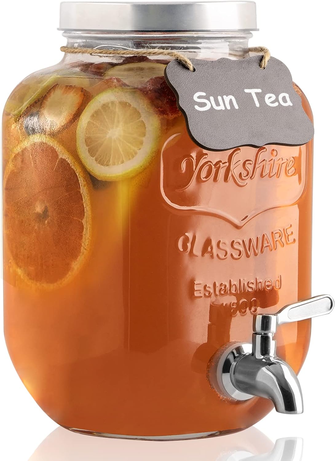 1 Gallon Drink Dispenser with Spigot 18/8 Stainless Steel – Airtight &