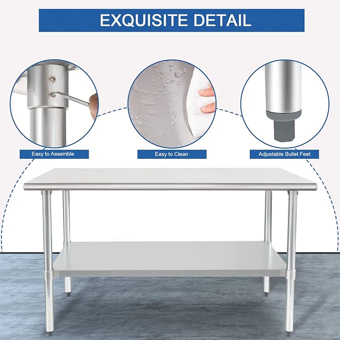 HARDURA Stainless Steel Table 24X60 Inches - Image 4