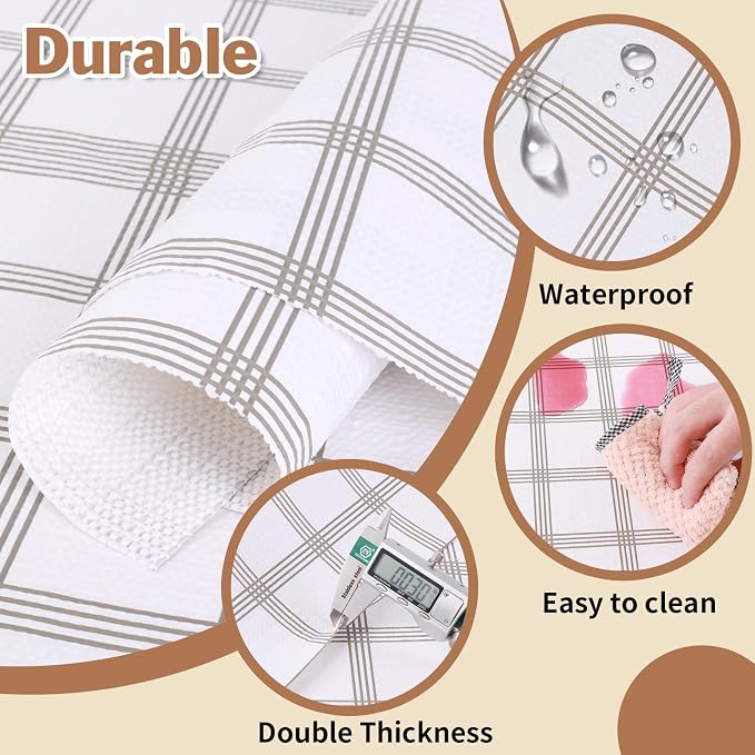 Drawer and Shelf Liner for Kitchen Cabinet: 23.6 in X 30 Ft Non Slip Waterproof - Image 3