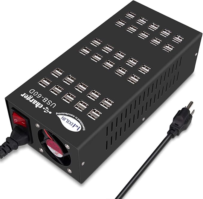 60 Ports USB Charging Station by MIXILIN
