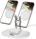 SwanScout Wireless Charger for iPhone Air/17, SwanScout 706M, Dual Magnetic by SwanScout