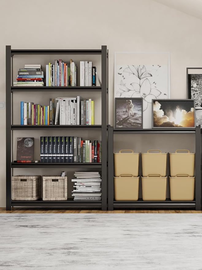 JHYKHG 72" W Storage Shelves, 5-Tier Heavy Duty Garage Shelving, Adjustable - Image 8