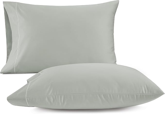 LANE LINEN 100% Egyptian Cotton Pillow Cases Queen Size Set of 2 by LaneLinen