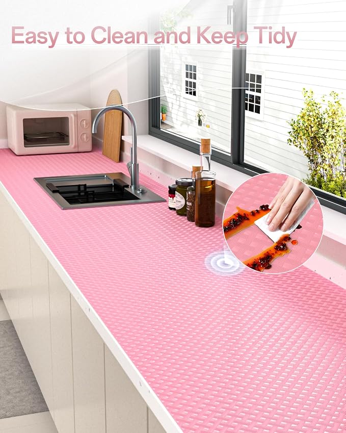 Shelf and Drawer Liner for Kitchen Cabinet, Non-Adhesive 12in x 360in - Image 7
