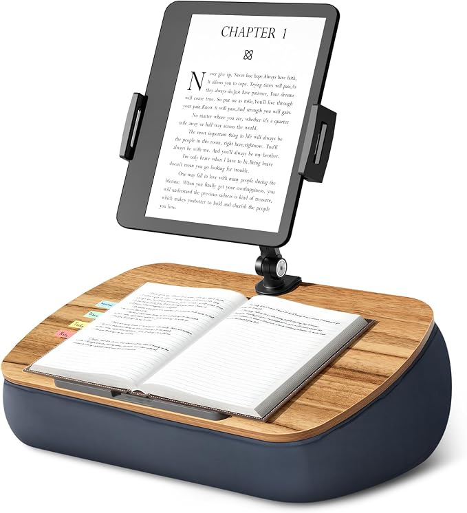 Lap Beanbag Cozy Kindle Pillow Stand - Image 9
