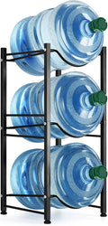 smusei 5 Gallon Water Bottle Holder 3 Tier Water Cooler Jug Rack Shelf by smusei