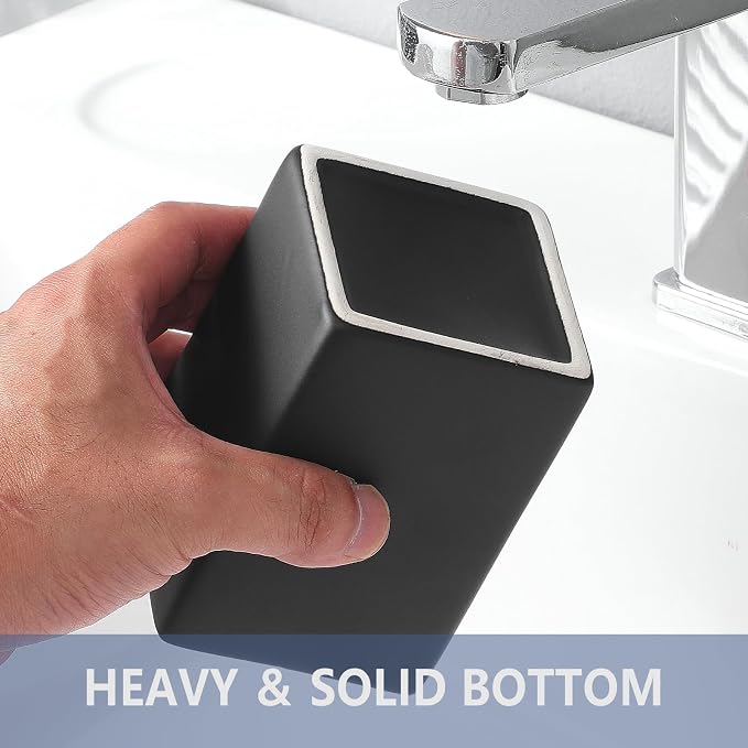 Black Square Toothbrush Holders - Image 5