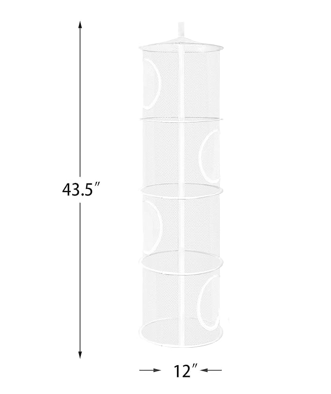 Libeder Stuffed Animal Storage, Mesh Hanging Storage Space Saver Bags Organizer - Image 4