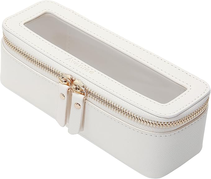 Aveniee Clear Makeup Brush Bag, Slim Cosmetic Brush Holder, Small Toiletry Bag by Aveniee
