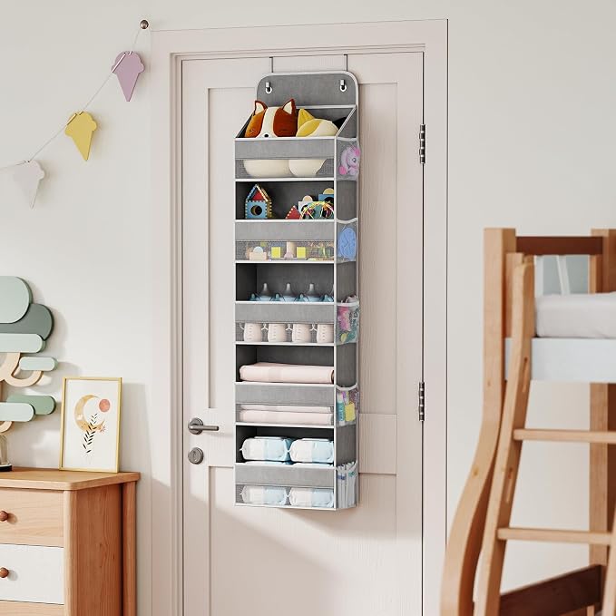 LAMU 5 Tier Over The Door Organizer Hanging, Swing - Image 9