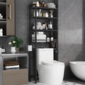 Over-The-Toilet Storage Rack, 4-Tier Bathroom Organizer Shelf Over Toilet by Kalrin