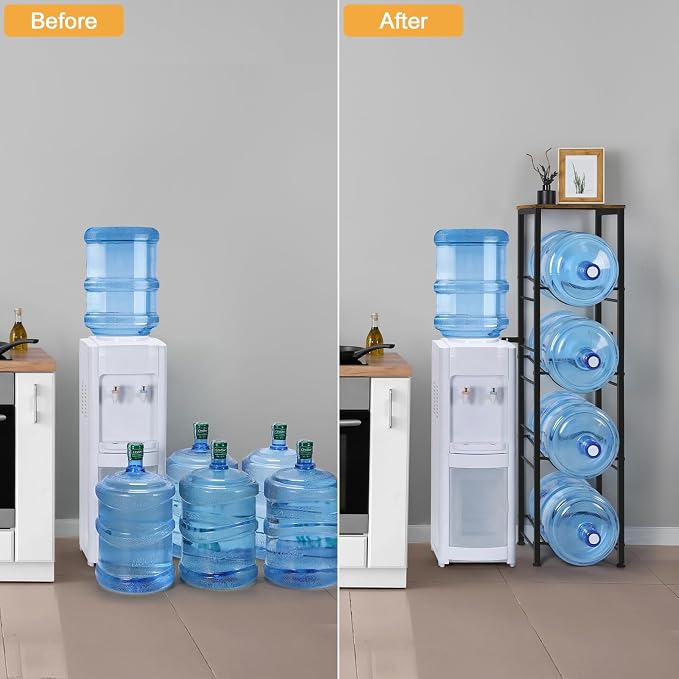 smusei Water Jug Holder Stand 5 Gallon Water Bottle Holder - Image 6