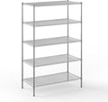 24" Deep x 48" Wide x 74" Height Wire Shelving Kit | 5-Tier | NSF Commercial by Regal+Altair