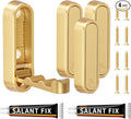 4-Pack Heavy Duty Zinc Alloy Folding Wall Hooks by CMRUI