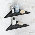 2 Pack Bathroom Corner Shelf, Recessed 12" Corner Shower Shelf, SUS304 by Qeke