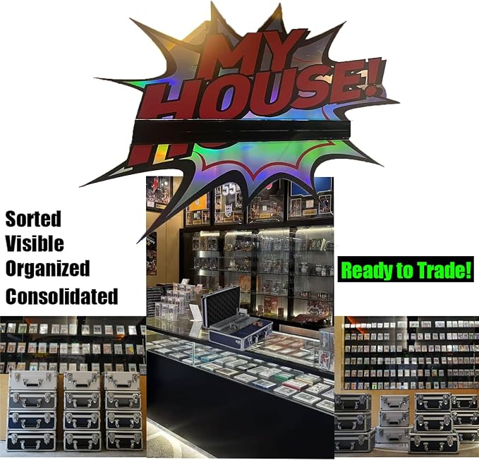 Multi color Card Storage Hard Case, Sports Card Collection Boxes, Trading Cards - Image 9