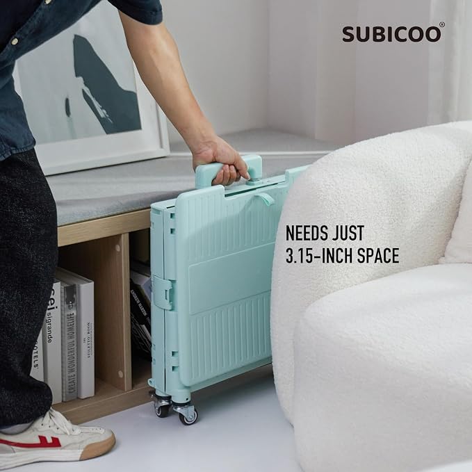 Folding Utility Cart Portable Rolling Crate Handcart Shopping Trolley - Image 8