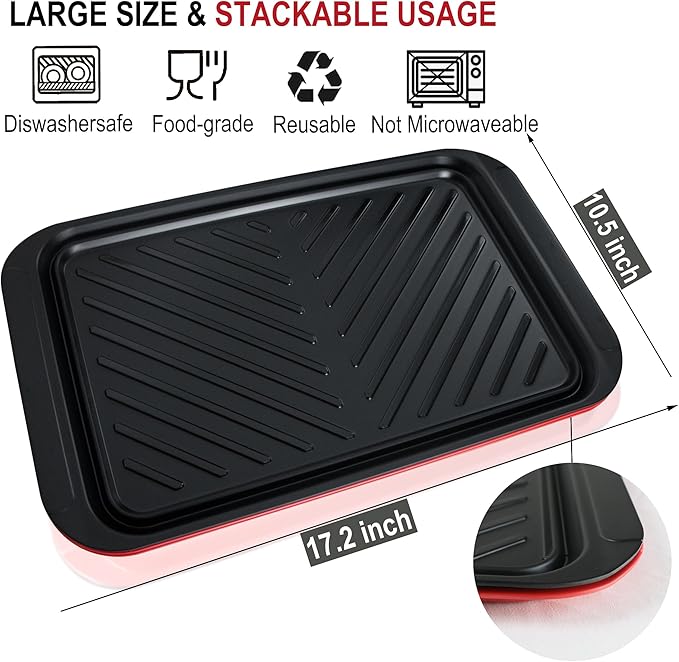 Grilling Prep and Serve Trays, BBQ Platter - Image 3