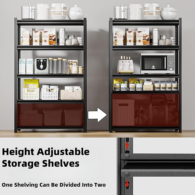 6T 62" W x 24" D x 84" H Garage Shelving Heavy Duty Metal Shelving 4200LBS - Image 7