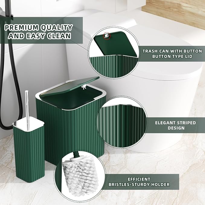 Bathroom Set- 25PC Green Bathroom Sets, Bathroom Set - Image 8
