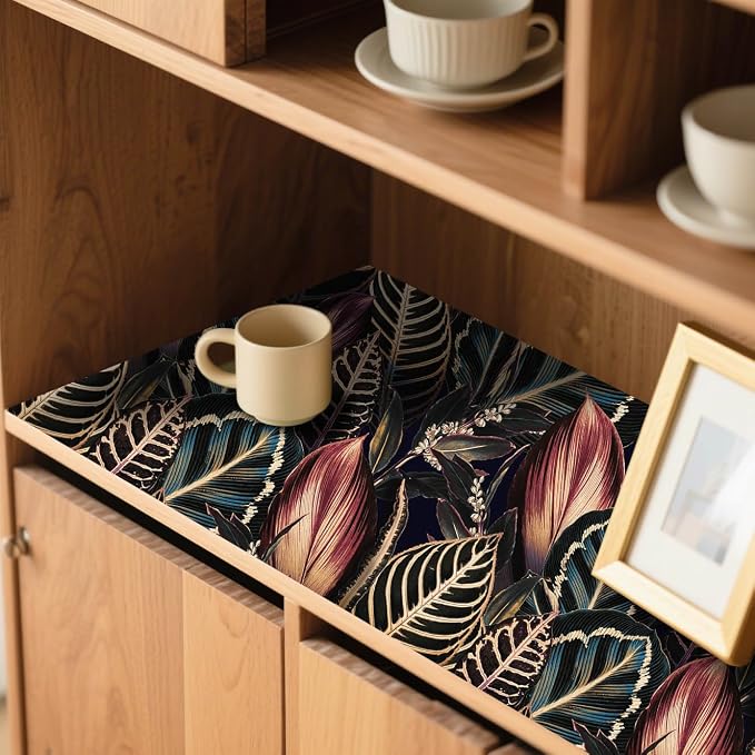 Floralplus Shelf Liner for Kitchen Cabinet, Self Adhesive Drawer and Cabinet - Image 8