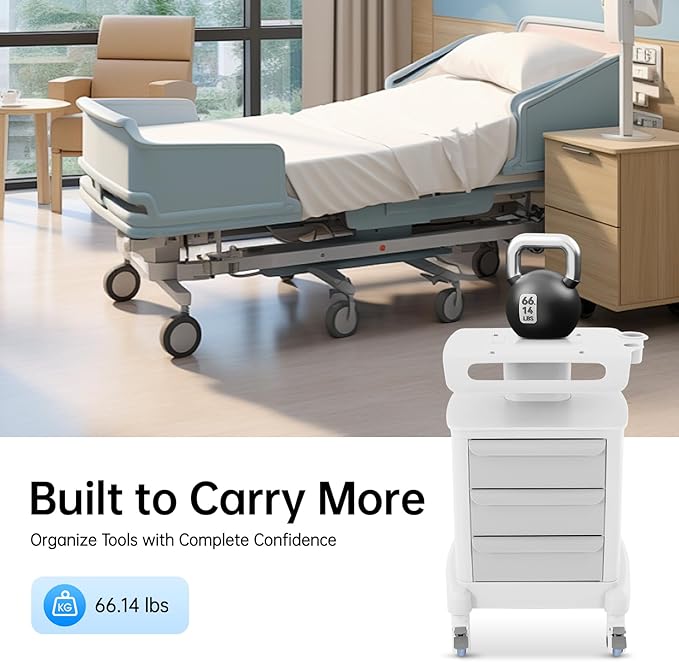 3 Tiers Beauty Storage Cart - Image 6