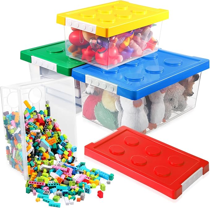 Vicenpal 4 Pack Toy Storage Containers by Vicenpal