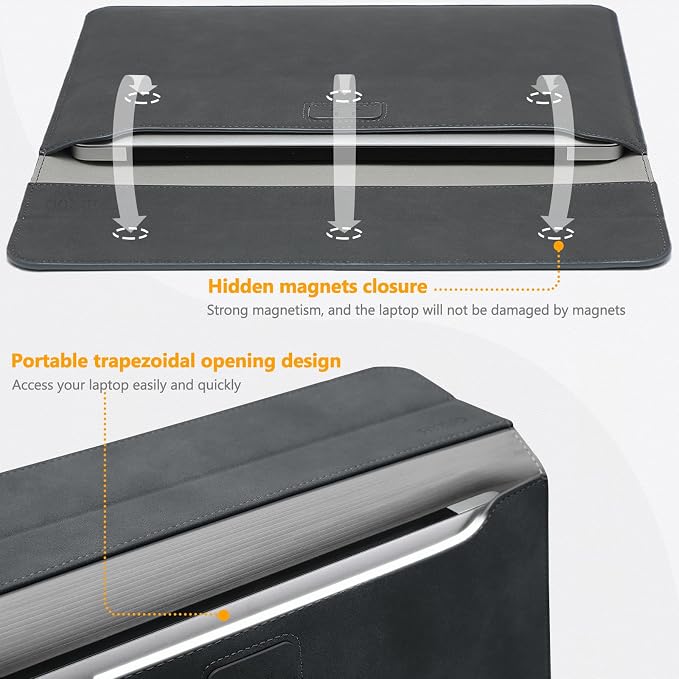 HYZUO 13.3-14 Inch Laptop Sleeve Case - Image 4