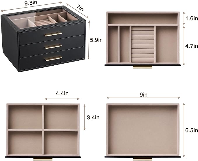 pickpiff Jewelry Box Organizer Case - Image 8