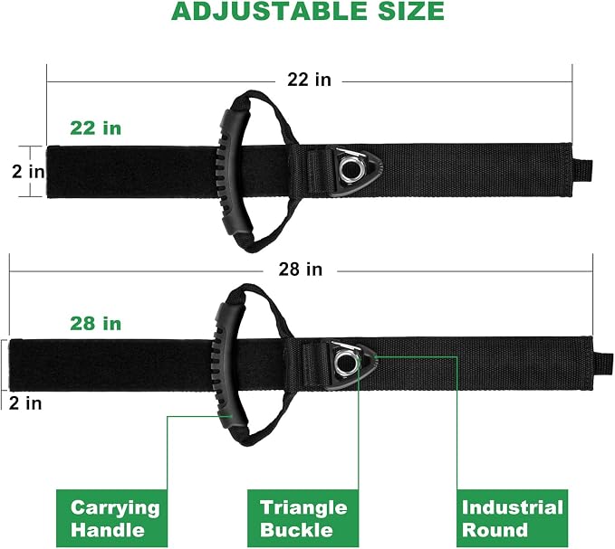 FOLIV 4PCS Storage Straps 3 in 1 Multifunction, Heavy Duty Storage Straps - Image 3