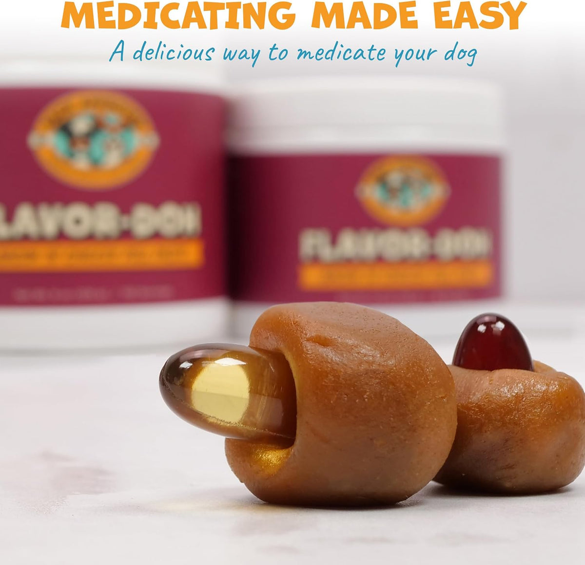 Pack Approved Flavor-Doh - Bacon n' Cheese Pill Wrap for Dogs - 4.2oz