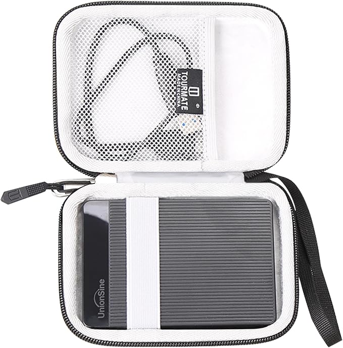Storage Case for UnionSine 250GB 2.5" Portable External Hard Drive, Protective by Tourmate
