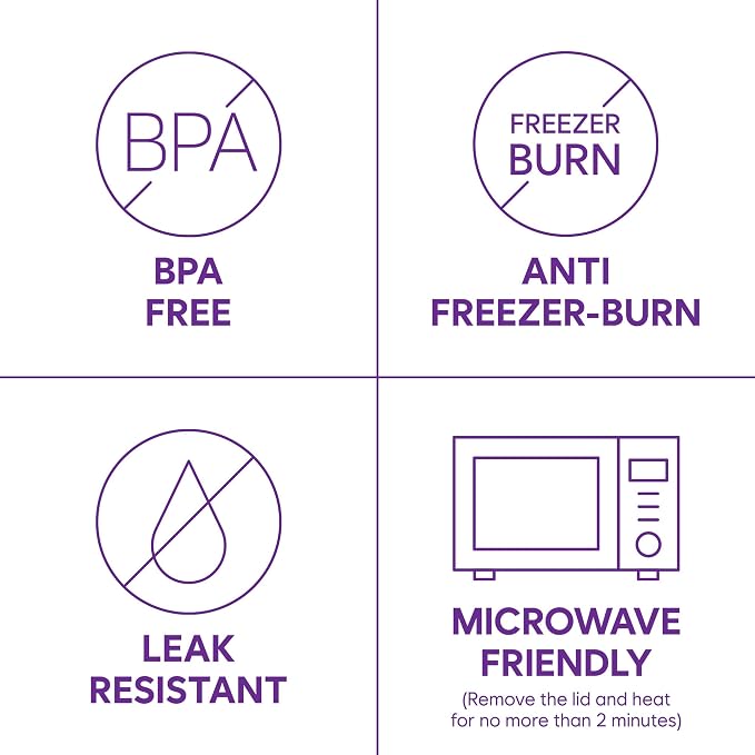 Twist-Release Freezer Containers, Family pack, No-Thaw Release | Anti-Break - Image 7