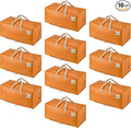 VENO 10 Pack Moving Bags w/Backpack Straps, Heavy Duty, Moving Boxes Alternative by Veno