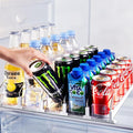 Drink Organizer for Fridge, Soda Can Dispenser for Refrigerator, Automatic by Coanto
