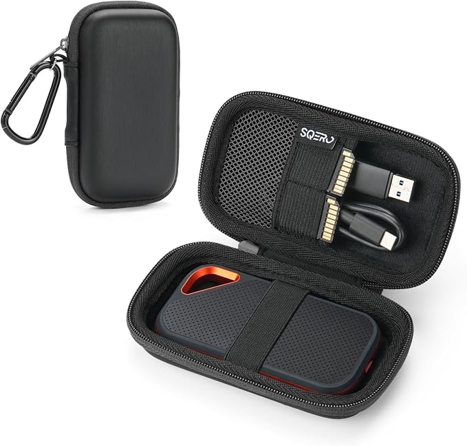 Hard Case for SanDisk Extreme/SanDisk PRO 1TB 2TB 4TB 500GB / Passport Portable by SQERO