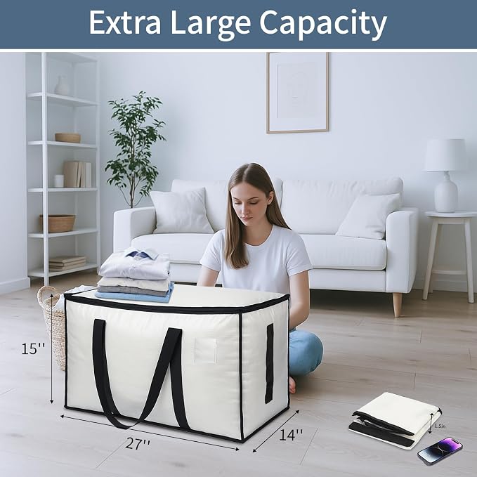 6 Pack-Extra Large Heavy Duty Moving Bags - Image 2