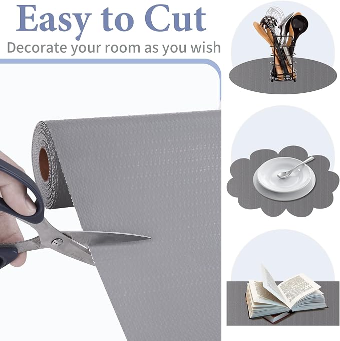 Drawer and Shelf Liner for Kitchen Cabinet: 23 in X 30 Ft Non Slip Waterproof - Image 4