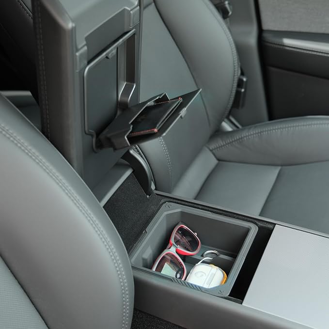 Center Console Organizer for 2025 2026 Tesla Model Y Juniper – 3PCS Hidden - Image 2