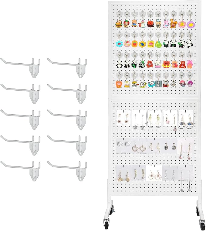 2'x 5' Standing Pegboard Display by NectaCol