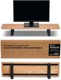 Moodular Wooden Monitor Stand 33.4” Desk Organizer by ULTRARM