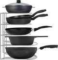 Heavy-Duty Pots and Pans Organizer | 5-Tier Cookware & Lid Storage
