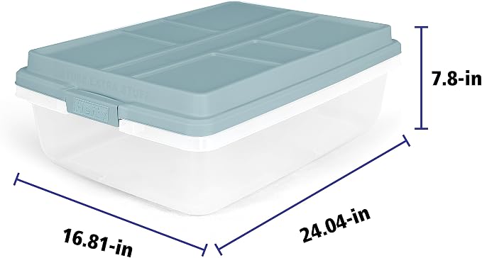 Hefty HI-RISE 40 Qt Stackable Storage Bins - Image 7